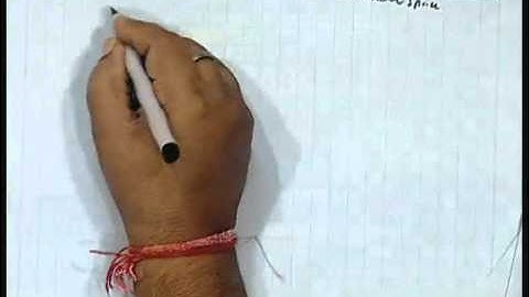 Mod-01 Lec-20 Tutorial - II