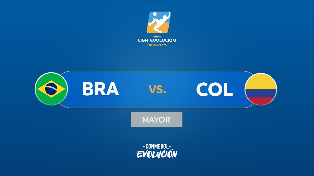 BRASIL VS. COLOMBIA | CONMEBOL LIGA EVOLUCIÓN de FÚTBOL PLAYA | MAYORES