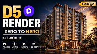 D5 render from Basics to Master | Hindi | Training part 2 -lighting