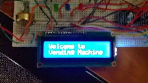 110820 Vending Machine demonstration using Raspberry Pi 2 B+