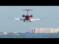 Посадка Bombardier CRJ-100ER VQ-BNE А/п Курск-Восточный 29.07.21