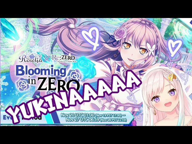 【バンドリ！4】RE:ZERO COLLAB EVENT! YUKINA PLEASE COME HOME【hololiveID】のサムネイル