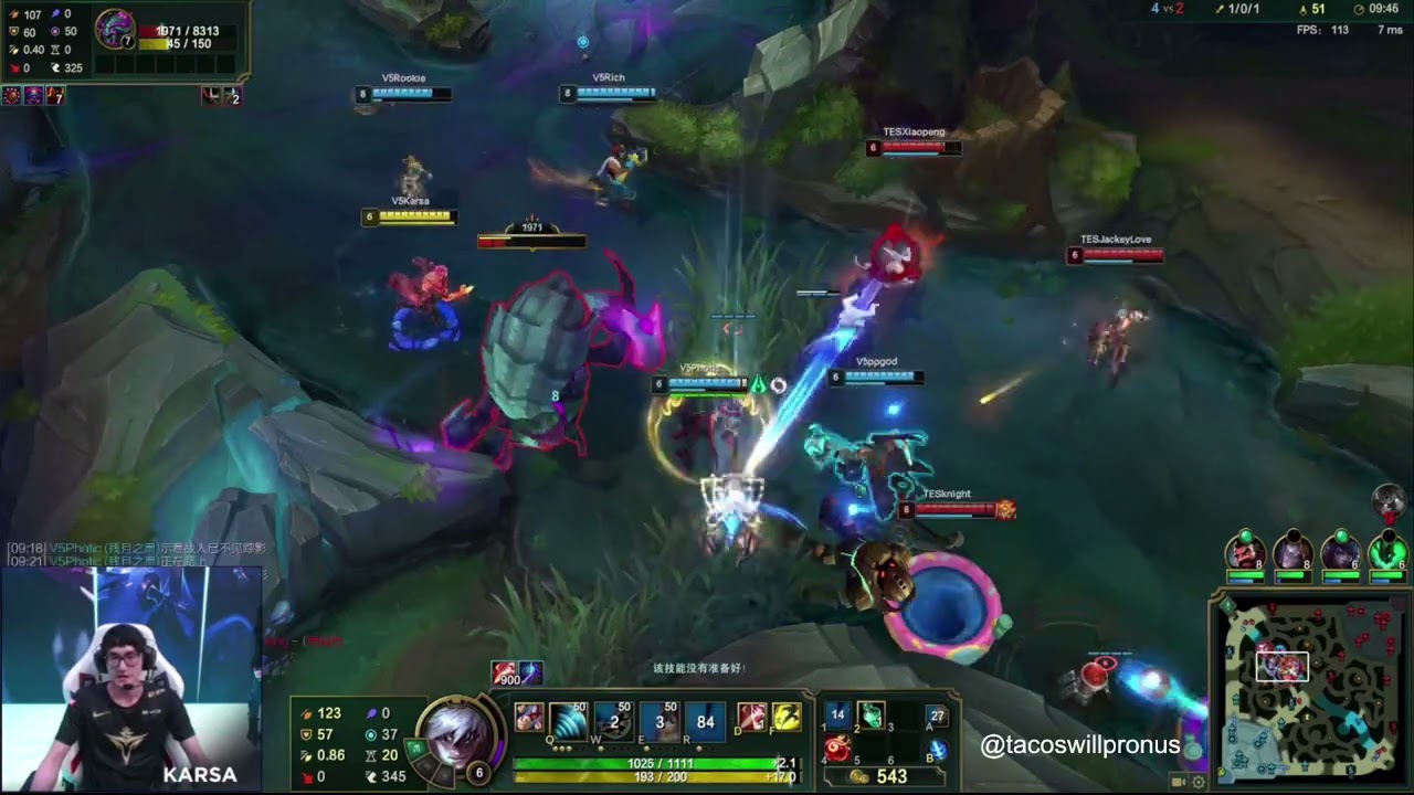 Karsa Lee Sin POV vs Xiaopeng Jarvan ~ V5 vs TOP ~ LPL Spring 2022 ~ Game 3