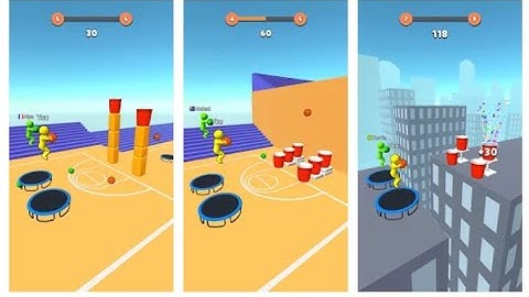 Jump Dunk 3D (by VOODOO) Gameplay Walkthrough 1 to 10  Levels (Android)