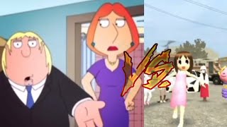 Epic Rap Battles of History: Chris + Lois Griffin VS Anime + Hello Kitty (I got a Glock in my Rari)