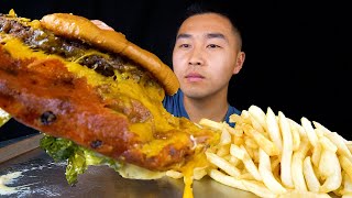 THE CHEESIEST BURGER EVER - SQUEEZE BURGER MORE CHEESE THAN THERE IS MEAT