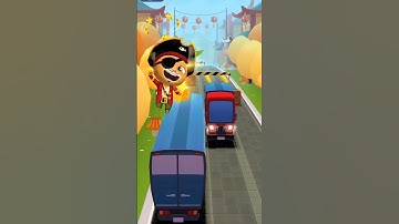 Talking Tom Gold Run Funny Fails #funny 40 Android iOS Gameplay #talkingtom #shortfeed #shorts