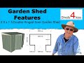 3.0 x 1.5 Double Hinged Door Garden Shed 3.0 x 1.5 Double Hinged Door Garden Shed