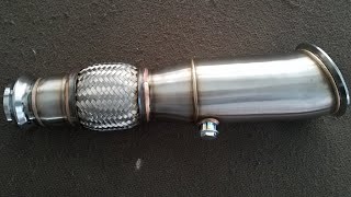 VRSF Catless Downpipe Install and review  BMW 328xi N20 and N26