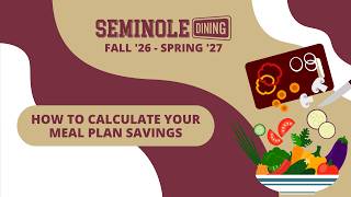 How to: Calculate Your Meal Plan Savings