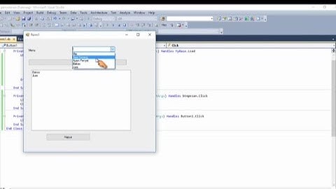 Membuat Tutorial Program Penjualan Makanan Dengan Menggunakan Visual Basic 2010