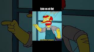 El fin de la humanidad 😧😂 | #simpsons #shorts #humor