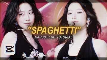 "SPAGHETTI" tiktok trend edit tutorial - capcut