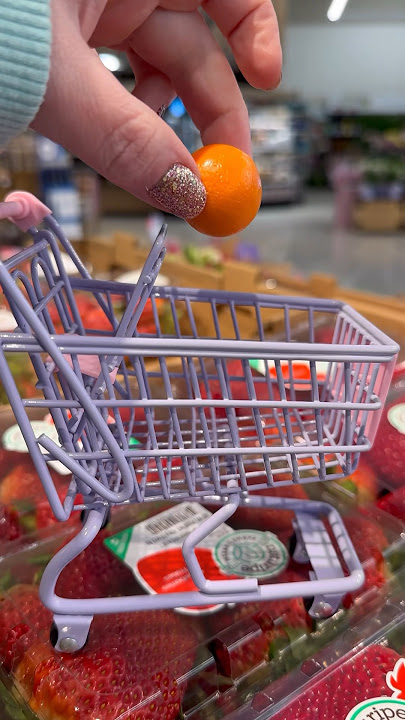 Mini Shopping In The Produce Section #minis #miniature #minishopping