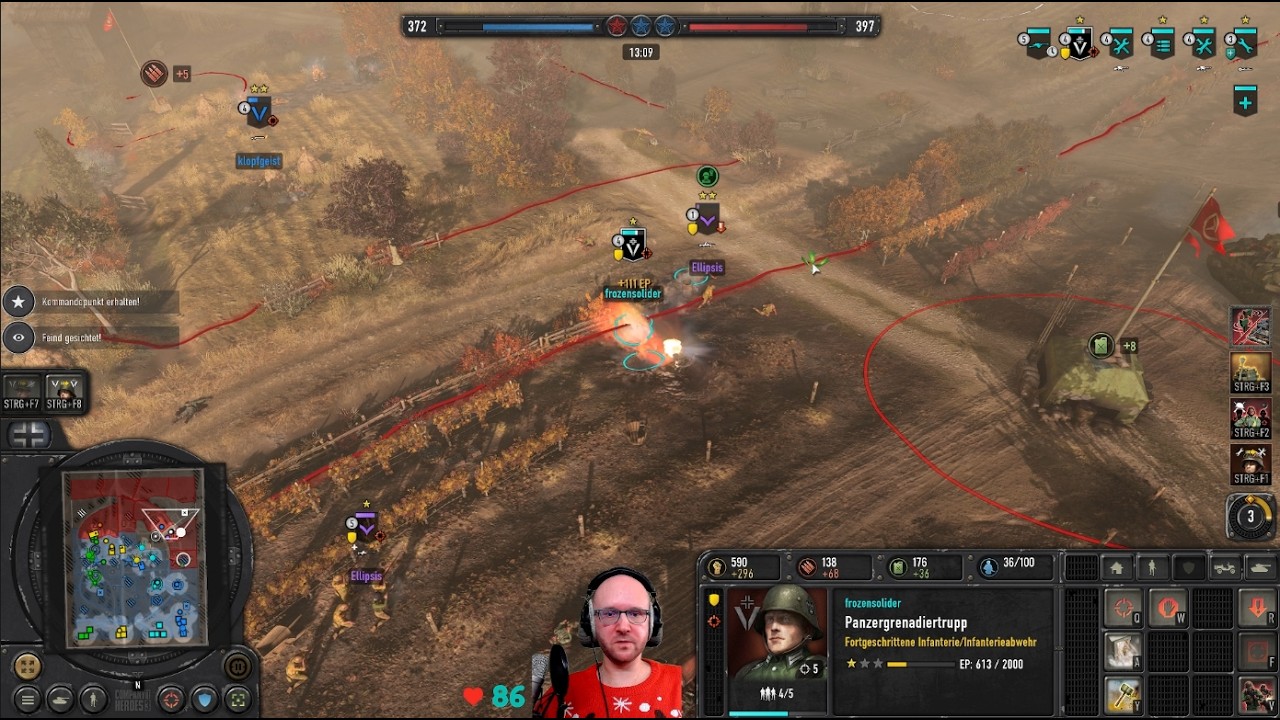 Company of Heroes 3 | 4v4 Oliveto Citra | stetges Hin und Her zwischen Olivenhainen