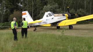 Una avioneta de extinción, obligada a aterrizar de emergencia