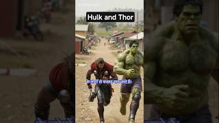 The friends Hulk and Thor #shorts#shortvideo#Animystic Fayaaz
