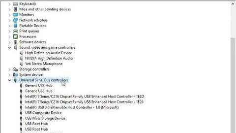 Blue Yeti mic - Solve USB Device not recognized error