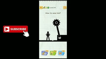 Draw 2 Save Stickman Puzzle New Update Level 179 How to save him?