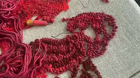 Deanne Fitzpatrick Rug Hooking Studio Hooking Abst...