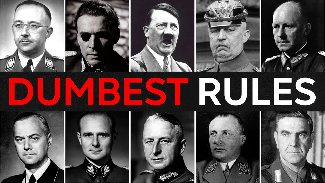 25 Dumbest Rules Under the Nazi You Never Learned At School