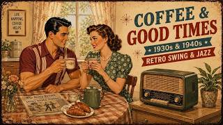 24/7 Live Stream Cozy Coffee Jazz ☕ 1930s 1940s Swing Music for Morning Coffee, Reading & Good Times screenshot 4