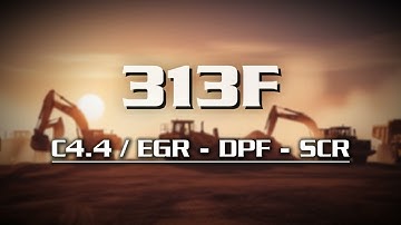 313F Excavator C4.4 EGR , DPF, SCR  Emissions Delete File for Sale