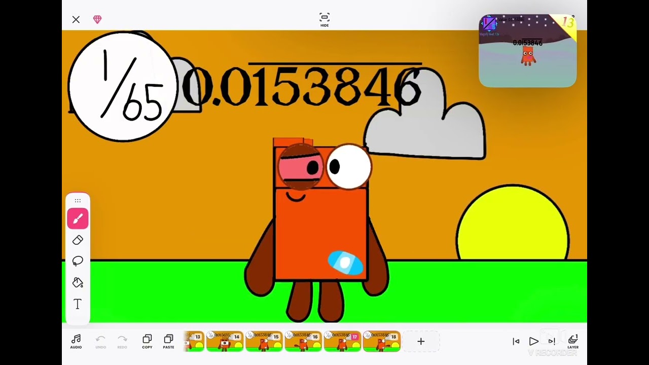 Numberblocks Band Fractions Decimal 1-20 (13 MINUTES) 