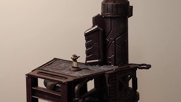 Scratch-built Dystopian Industrial Terrain Tutorial for Necromunda, Warhammer 40k or Kill Team