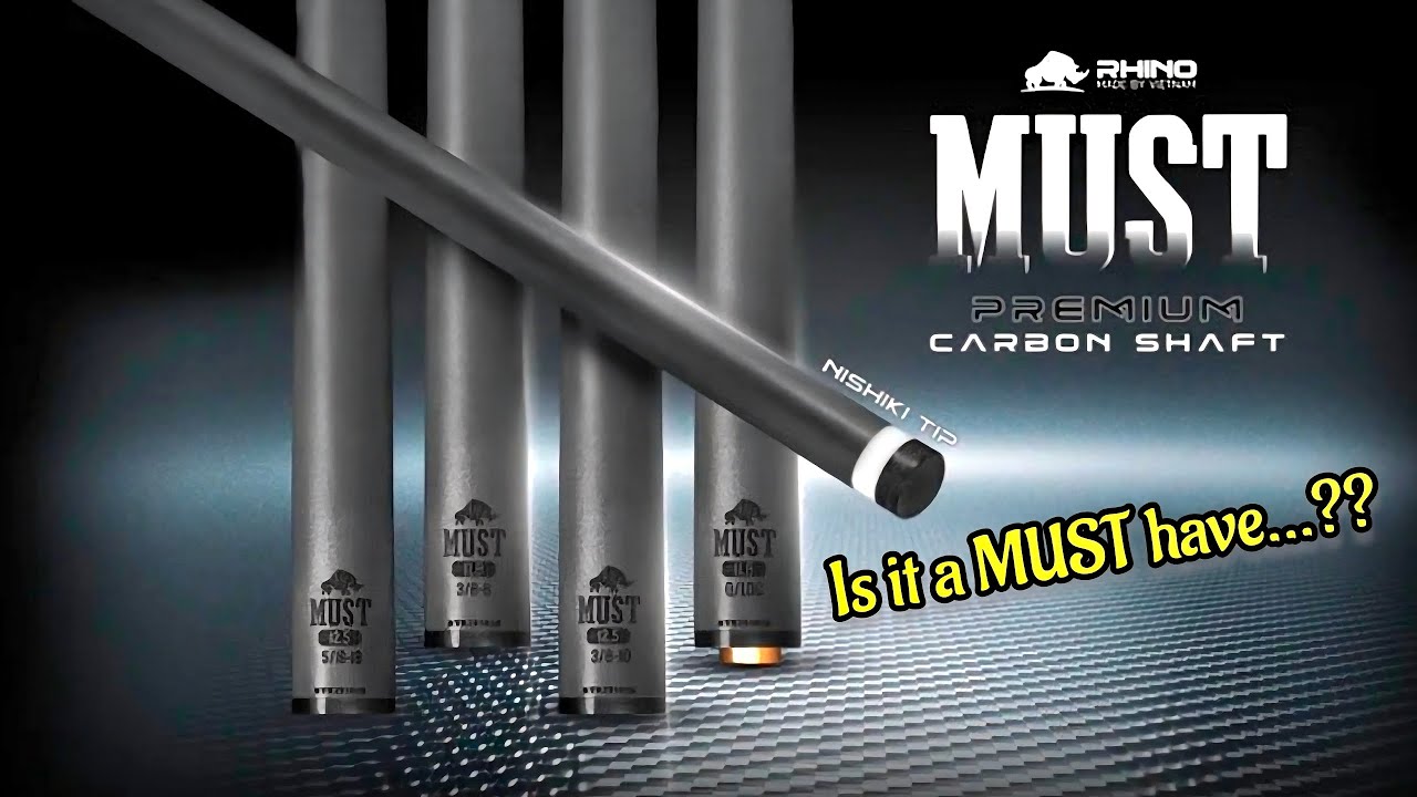 Rhino MUST Pro Shaft Review!!😊 ‪@RhinoBilliards‬ - YouTube
