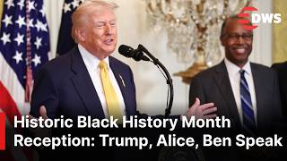 WATCH FULL: U.S. President Trump Speaks at Black History Month Reception in Washington, D.C.  | AC1E
