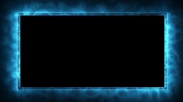 Neon Light Border | Frames Template Video | Glowing Frame Black Screen | Background Loop #29