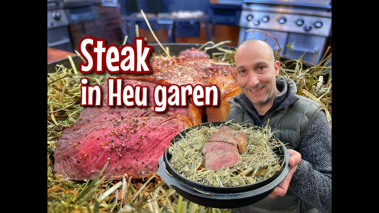 Steak in Heu garen - Westmünsterland BBQ