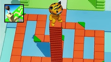 Stacky Dash gameplay android, ios levels 75-80 | Gameplay A&I