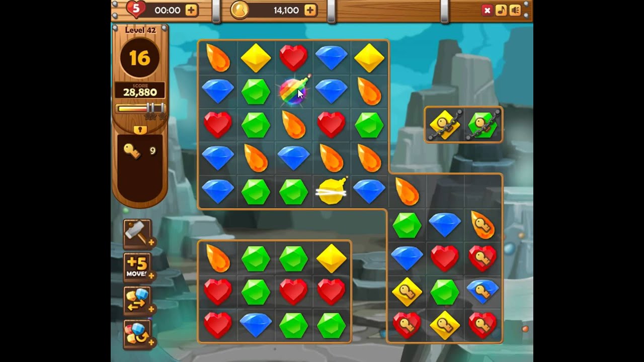 Jewel Pirates Level 42 YouTube