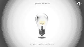 PowerPointGadgets.com - Lightbulb animation screenshot 3