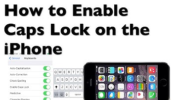 How to Use Caps Lock on the iPhone Keyboard