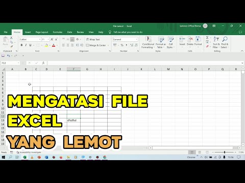 Mengatasi File Excel