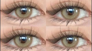 green eyes x long lashes