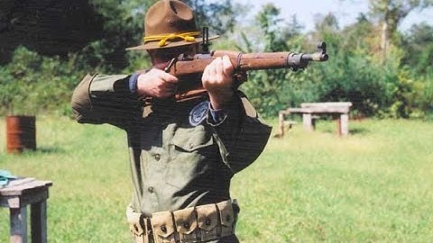 U.S. M1903 Springfield Rifle firing compilation