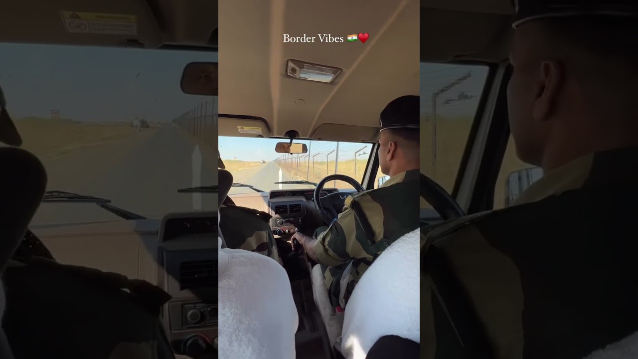 Bsf Border Vibes in evening 🌆.  bsf water wing status 