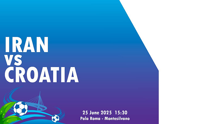 IRAN  – CROATIA  | h.15:30 | MATCH 60 | Semifinals Men WDFC FUTSAL 2025 | HALL 1 PALAROMA