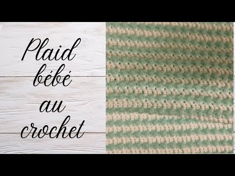 couverture pour bébé garçon sur - Crochet Oum Hiba