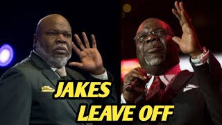 BREAKING NEWS: 30 minutes ago, it was said TD Jakes has given up in his preaching carrier.