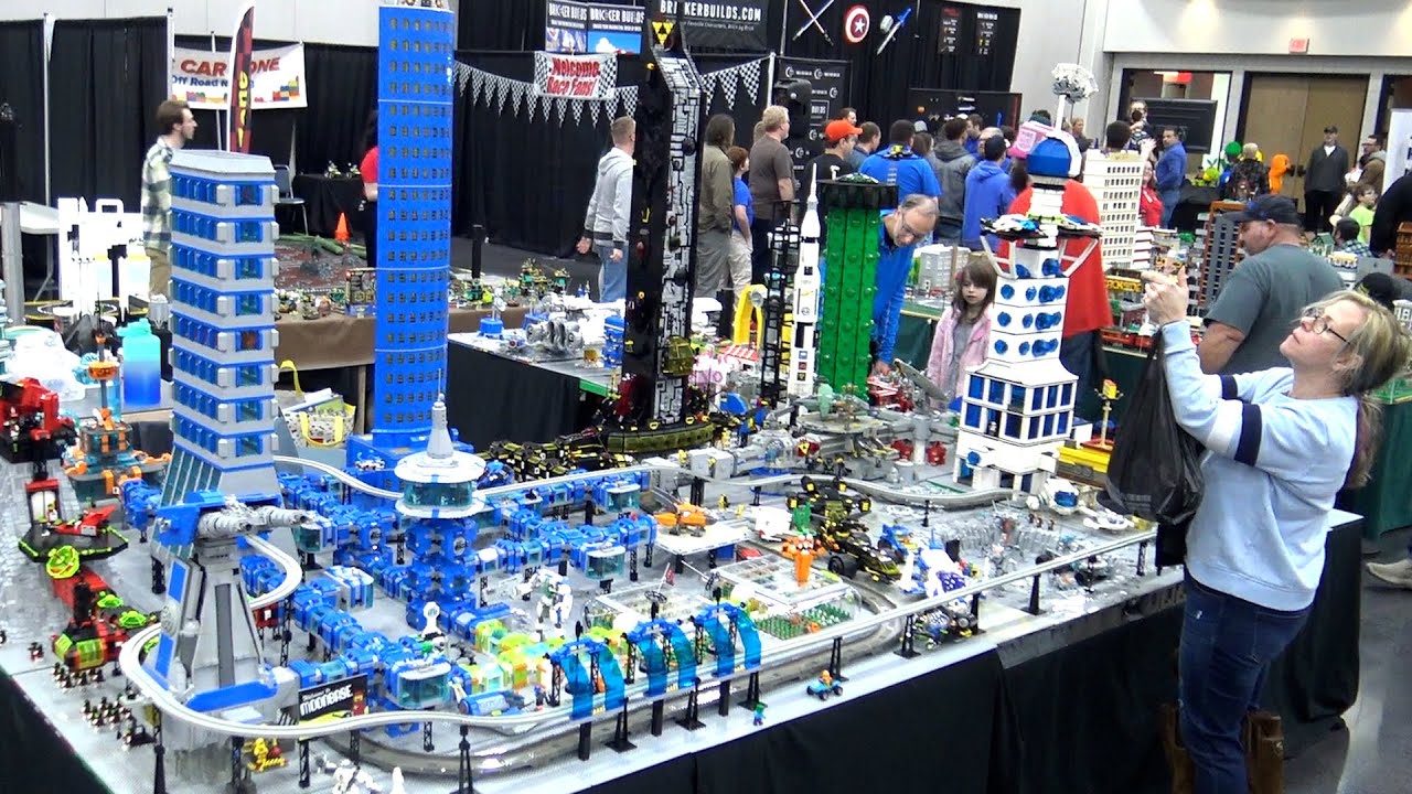 LEGO Moon Base Collaboration at Atlanta Brick Con 2023