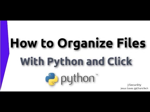 Pythonでファイルを整理してクリックする方法[2019]