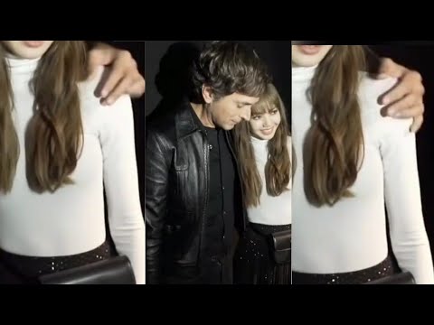 Blackpink Lisa groped and fondled at Paris Fashion show.