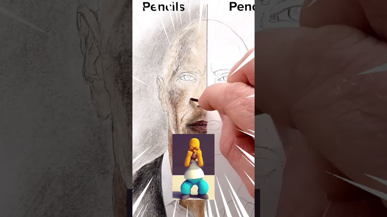 How to draw a the rock #shorts #memes