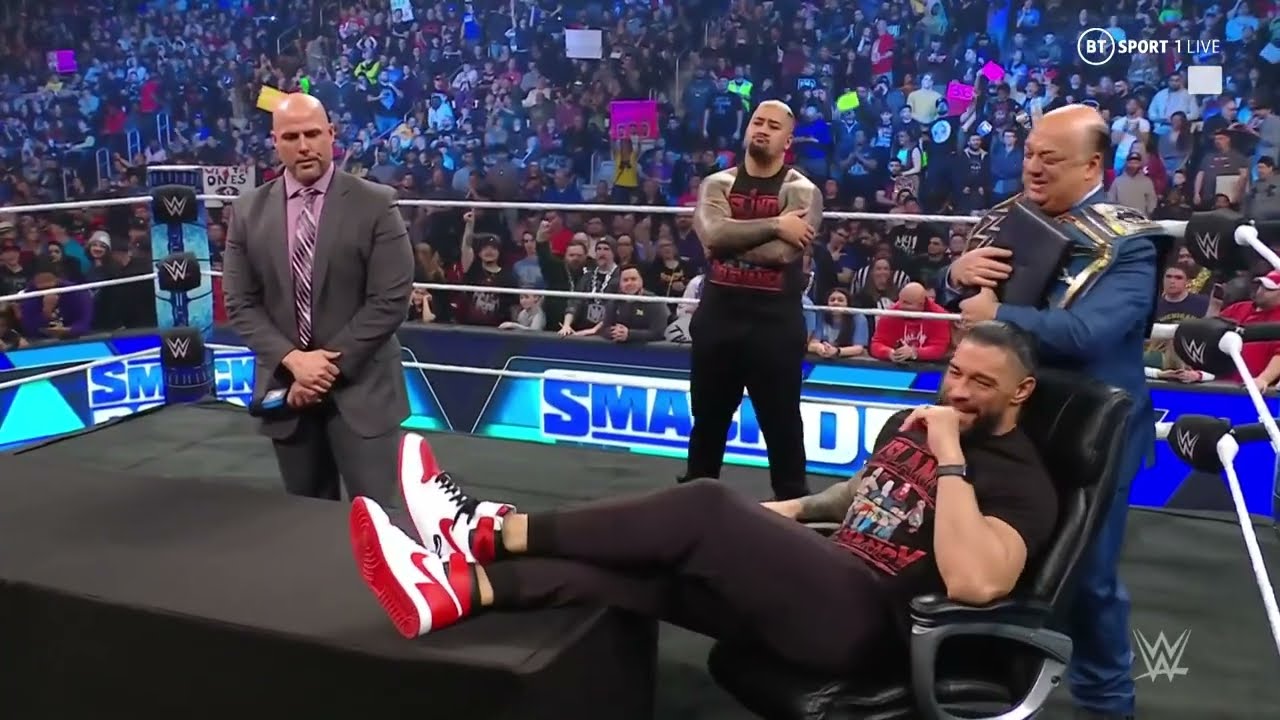 Kevin Owens STUNS Roman Reigns at contract signing! 🤯 WWE SmackDown, January 20 2023