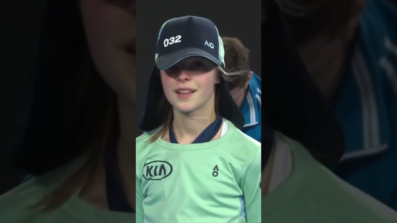 Rafael Nadal Respect Cute Girl After Hitting Tennis Ball Anita Birchall 